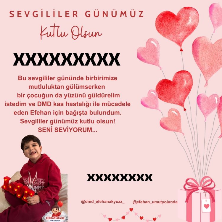 SEVGİLİLER GÜNÜ HEDİYE KARTI