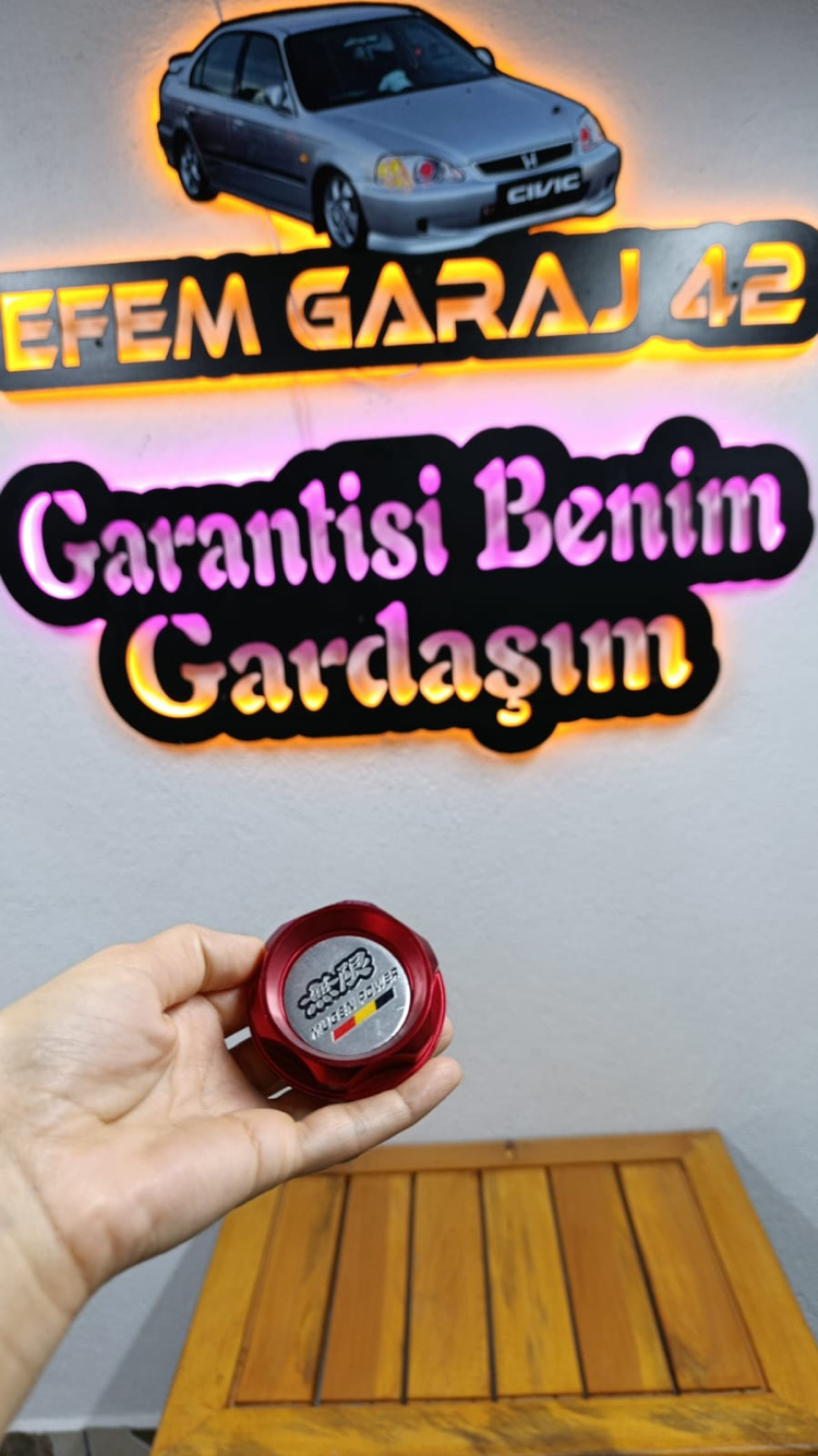 Yağ kapağı (Kırmızı)