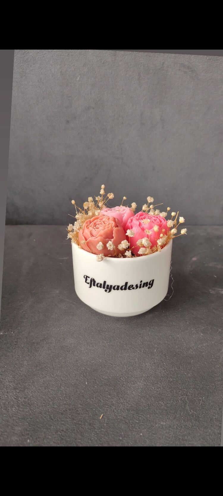 3 Lü mini şakayık buket