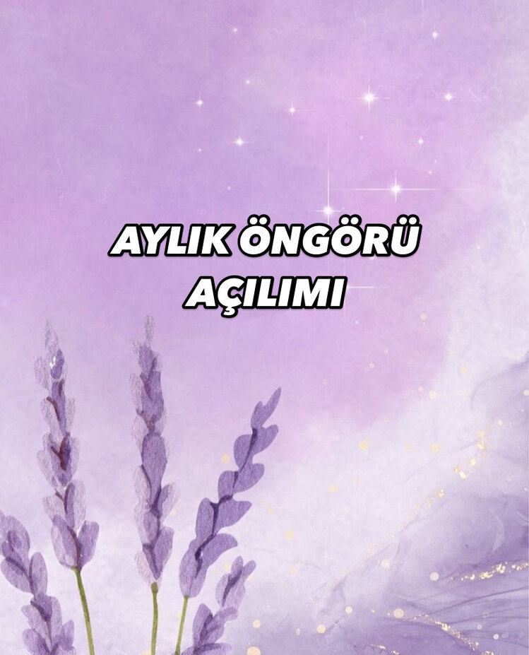 AYLIK ÖNGÖRÜ