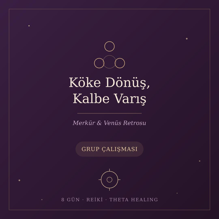 "Köke Dönüş, Kalbe Varış" (Grup Çalışması)