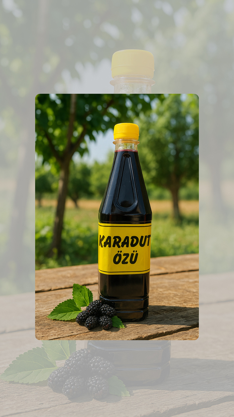 1 kg Karadut şurubu