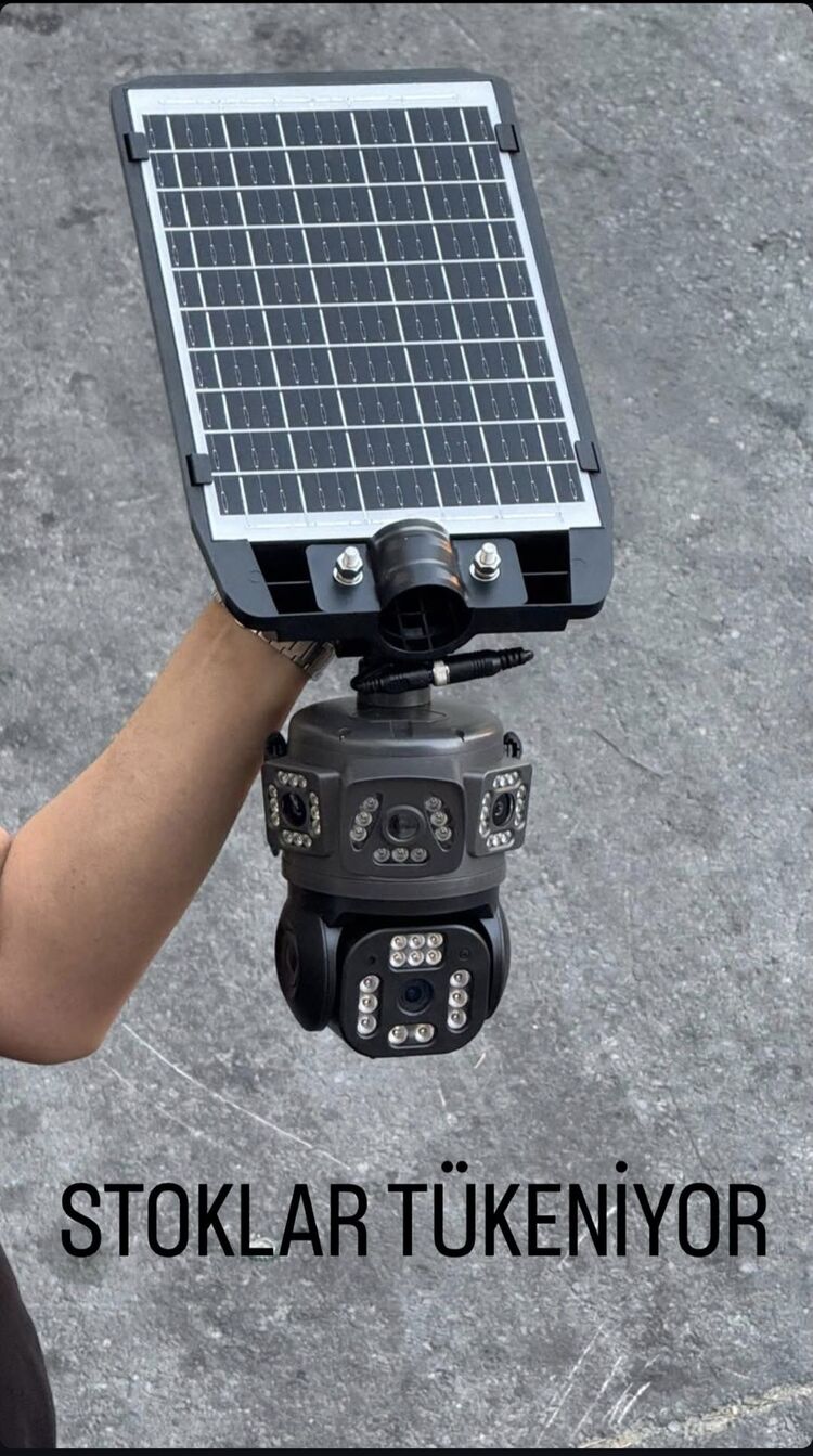 İNOX X106 Dual Lens E-Sim Kartlı  Solar Lamba ve Kamera