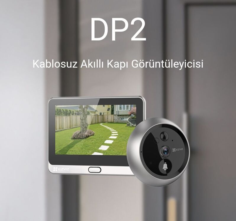 Ezviz Cs-dp2 Kablosuz Monitörlü Kapı Zili
