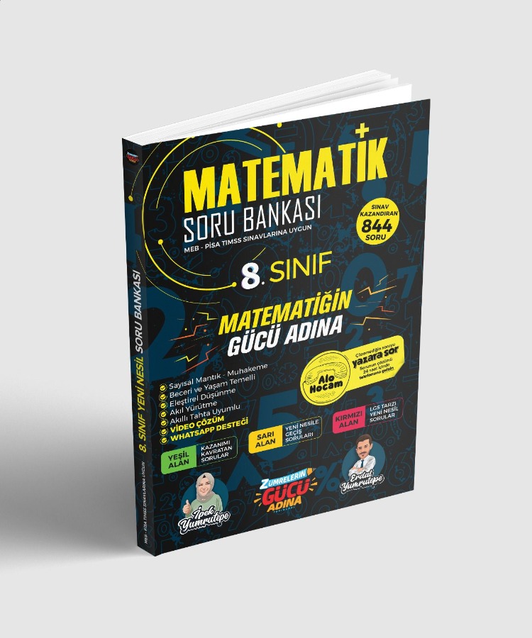 8. SINIF MATEMATİK SORU BANKASI 304 SAYFA LGS HAZIRLIK