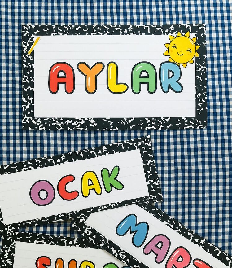 Renkli Aylar Eğitim Seti