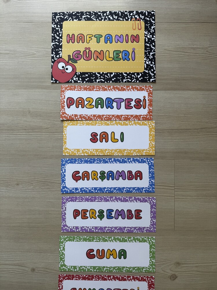 Haftanın Günleri Panosu