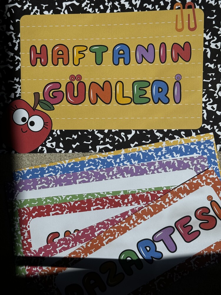 Haftanın Günleri Panosu