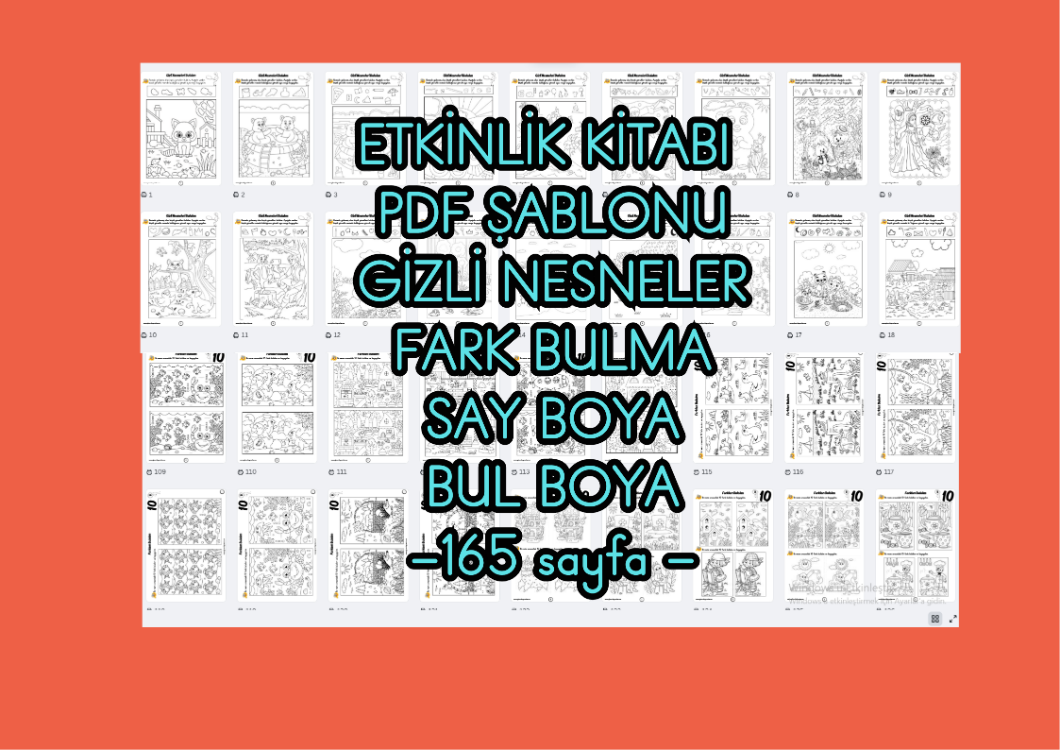 Serbest Etkinlik Kitapçığı-PDF Şablon