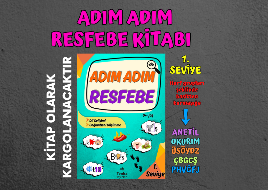 RESFEBE KİTABI 1.AŞAMA HARFLERLE-KİTAP OLARAK