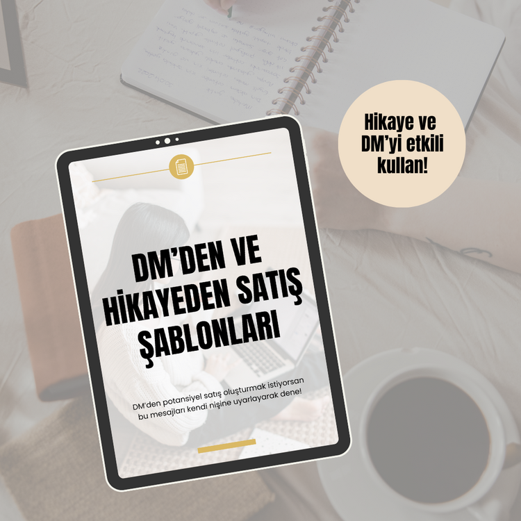 DM ve Hikayeden Satış Şablonu Dosyası