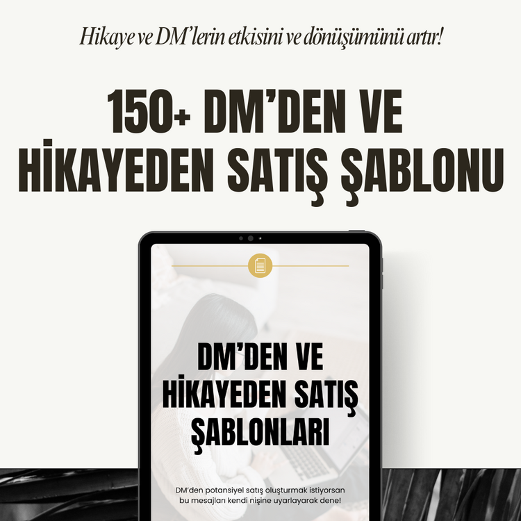 DM ve Hikayeden Satış Şablonu Dosyası
