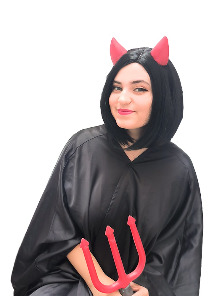 Kısa Şeytan Boynuzu – Fantastik Kostüm Aksesuarı