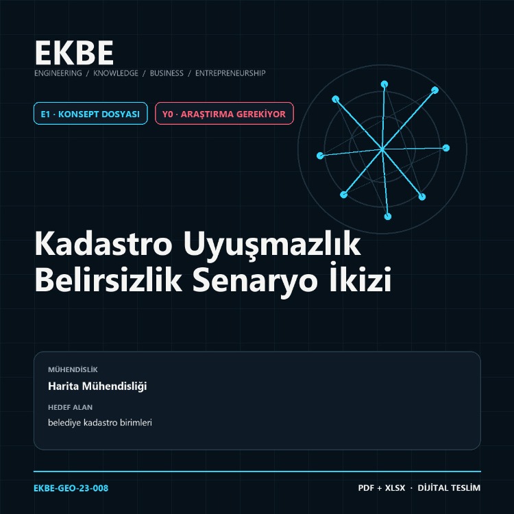 Kadastro Uyuşmazlık Belirsizlik Senaryo İkizi