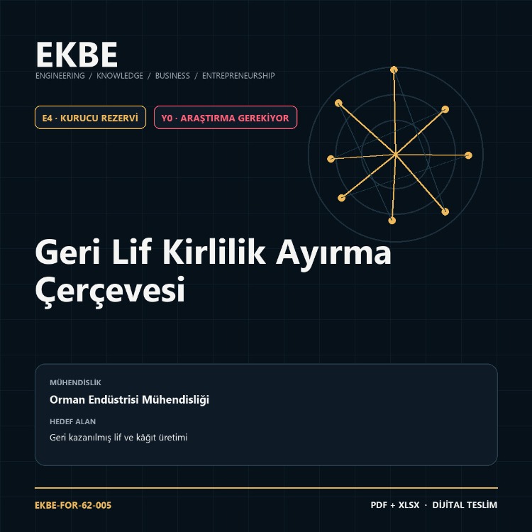 Geri Lif Kirlilik Ayırma Çerçevesi