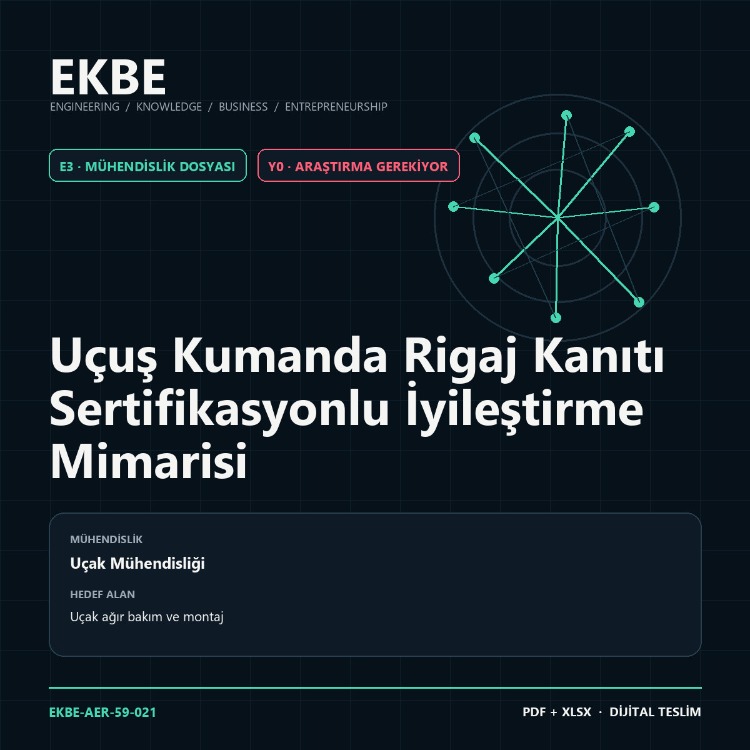 Uçuş Kumanda Rigaj Kanıtı Sertifikasyonlu İyileştirme Mimarisi
