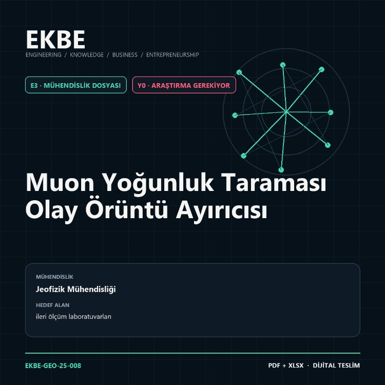 Muon Yoğunluk Taraması Olay Örüntü Ayırıcısı
