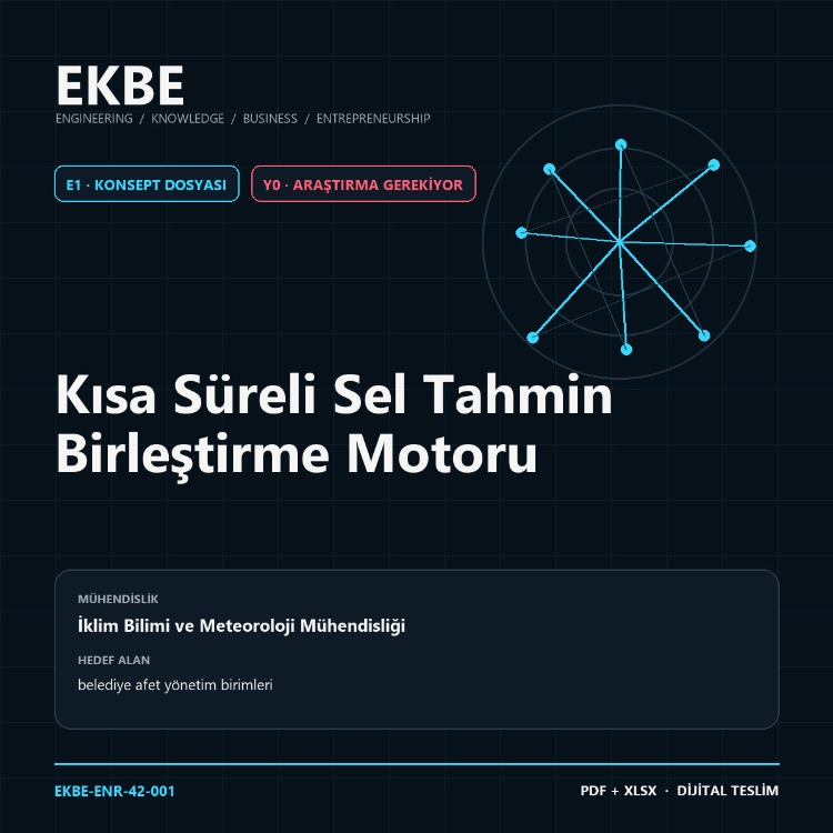 Kısa Süreli Sel Tahmin Birleştirme Motoru