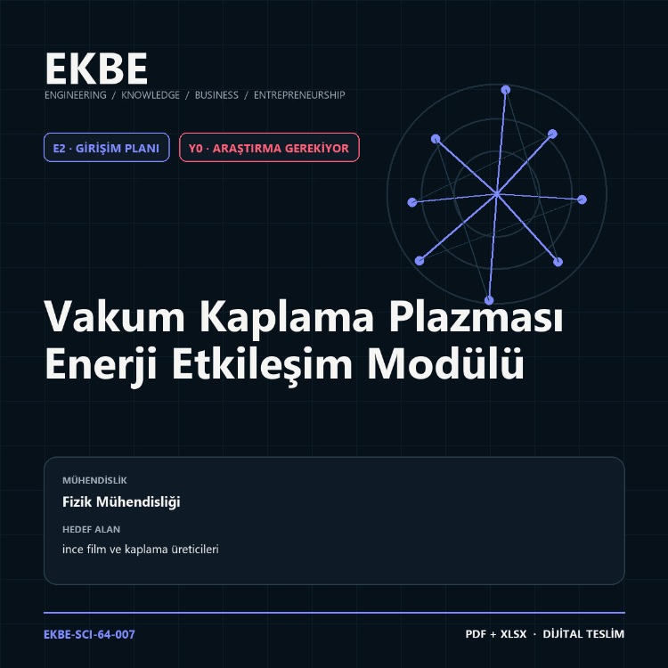 Vakum Kaplama Plazması Enerji Etkileşim Modülü