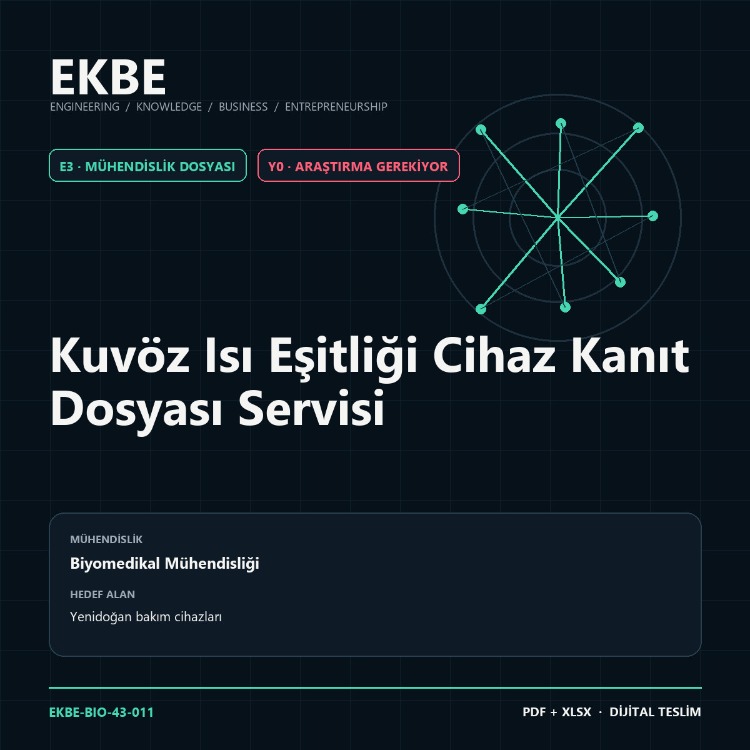 Kuvöz Isı Eşitliği Cihaz Kanıt Dosyası Servisi