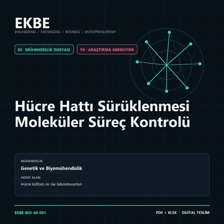 Hücre Hattı Sürüklenmesi Moleküler Süreç Kontrolü