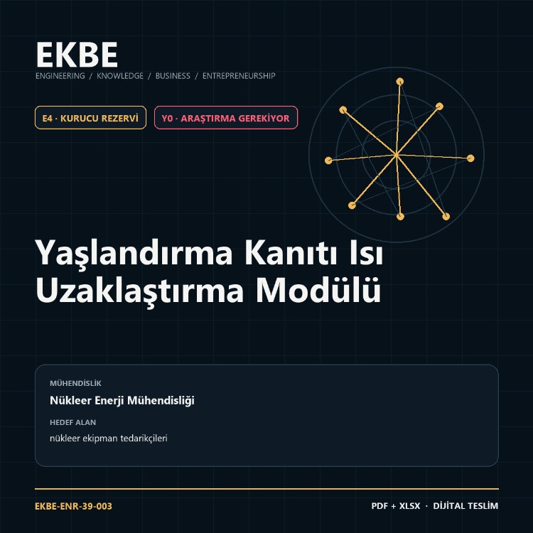 Yaşlandırma Kanıtı Isı Uzaklaştırma Modülü