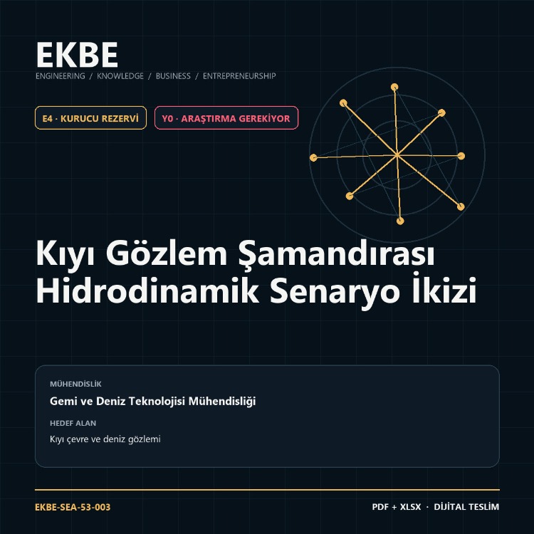 Kıyı Gözlem Şamandırası Hidrodinamik Senaryo İkizi