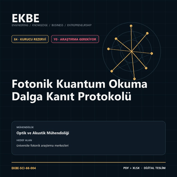 Fotonik Kuantum Okuma Dalga Kanıt Protokolü