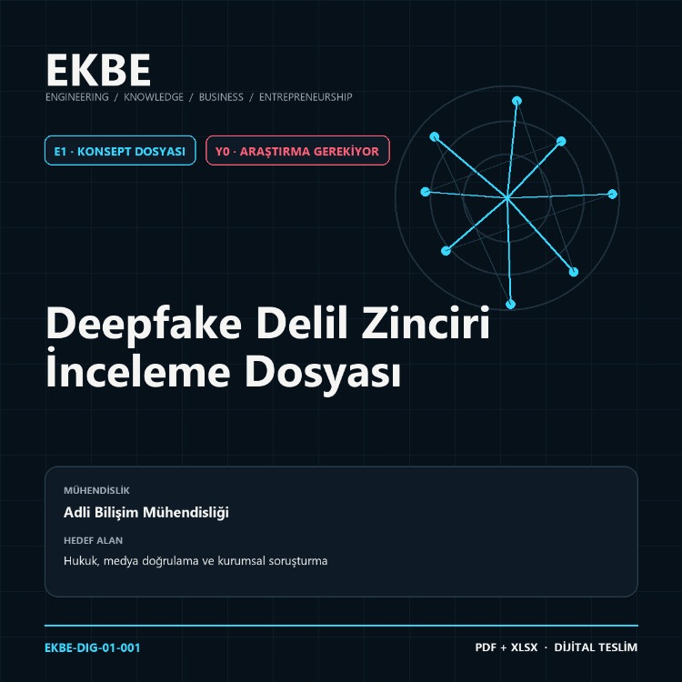 Deepfake Delil Zinciri İnceleme Dosyası