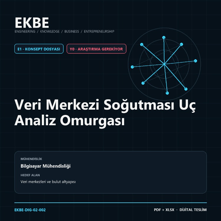 Veri Merkezi Soğutması Uç Analiz Omurgası