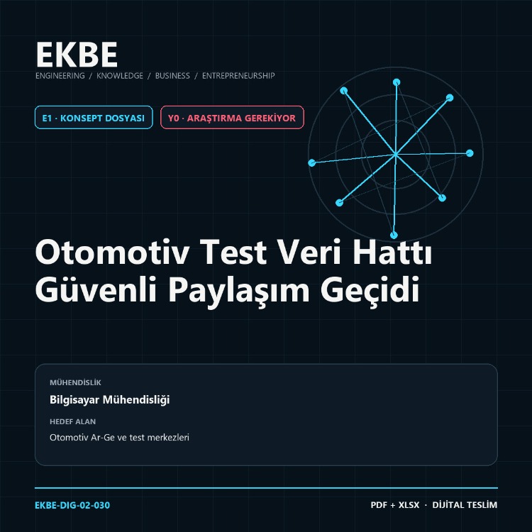 Otomotiv Test Veri Hattı Güvenli Paylaşım Geçidi