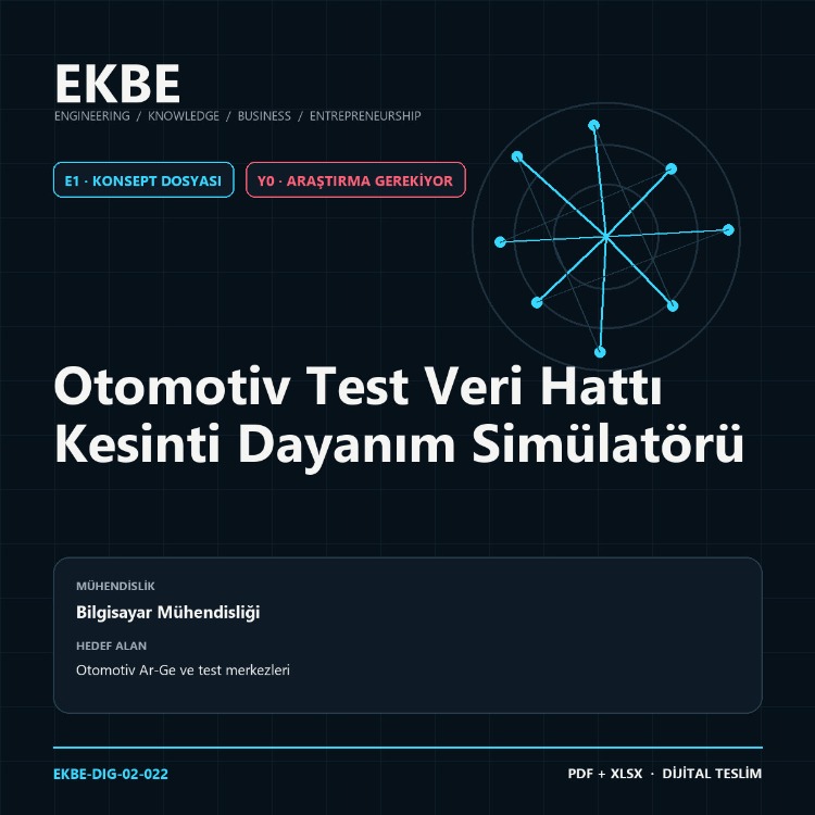 Otomotiv Test Veri Hattı Kesinti Dayanım Simülatörü