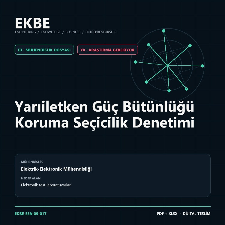 Yarıiletken Güç Bütünlüğü Koruma Seçicilik Denetimi