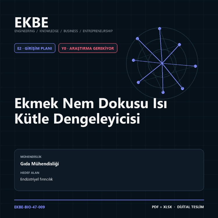 Ekmek Nem Dokusu Isı Kütle Dengeleyicisi