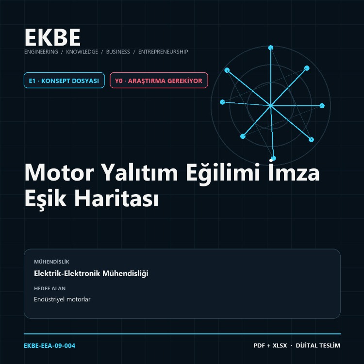 Motor Yalıtım Eğilimi İmza Eşik Haritası