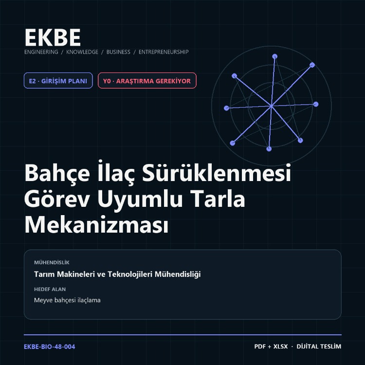 Bahçe İlaç Sürüklenmesi Görev Uyumlu Tarla Mekanizması