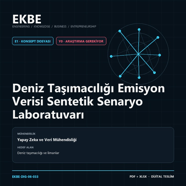Deniz Taşımacılığı Emisyon Verisi Sentetik Senaryo Laboratuvarı