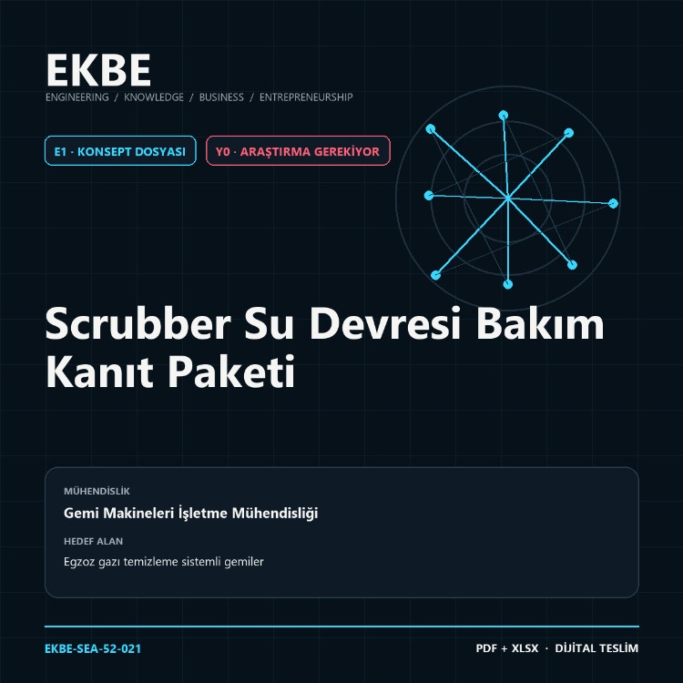 Scrubber Su Devresi Bakım Kanıt Paketi