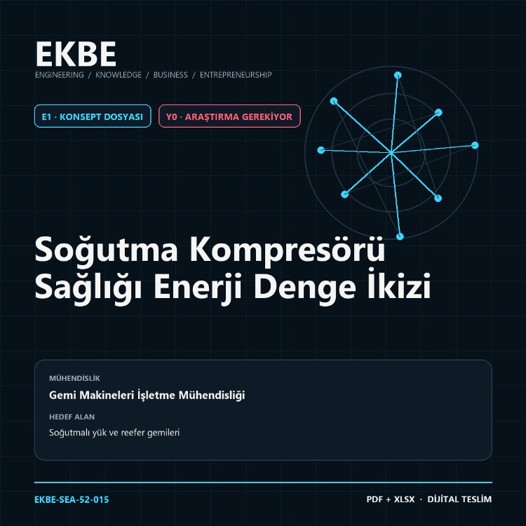 Soğutma Kompresörü Sağlığı Enerji Denge İkizi