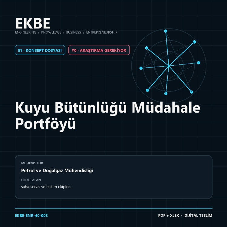 Kuyu Bütünlüğü Müdahale Portföyü