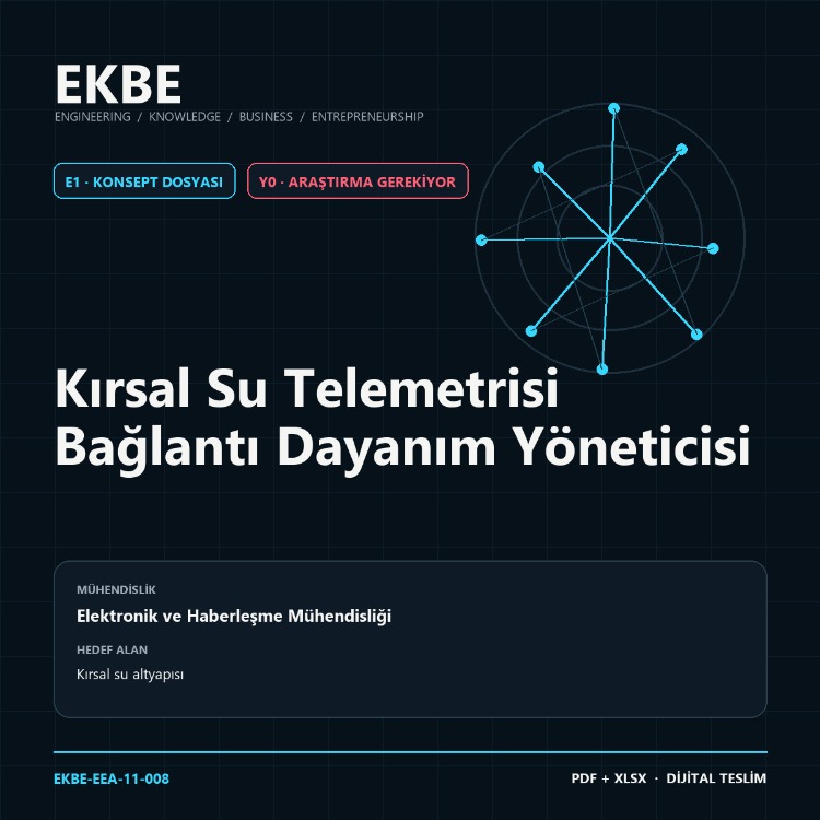 Kırsal Su Telemetrisi Bağlantı Dayanım Yöneticisi