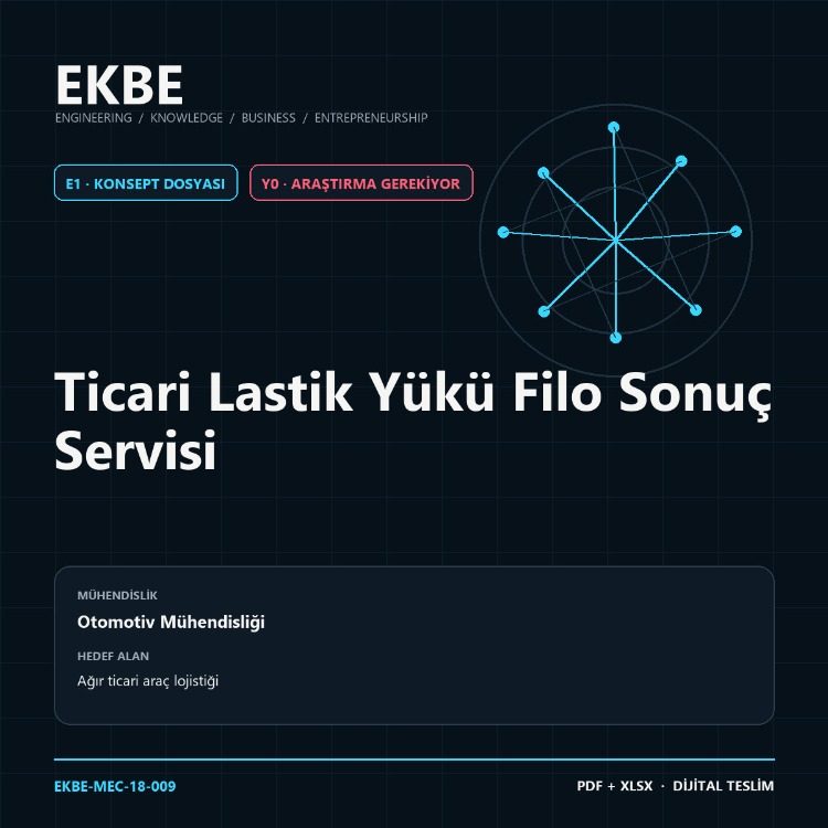 Ticari Lastik Yükü Filo Sonuç Servisi