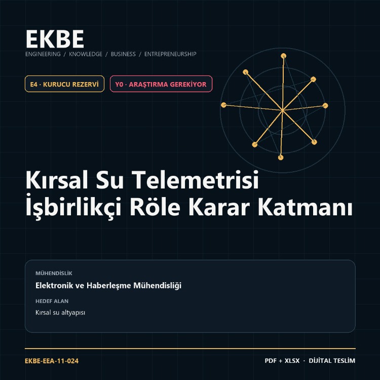 Kırsal Su Telemetrisi İşbirlikçi Röle Karar Katmanı