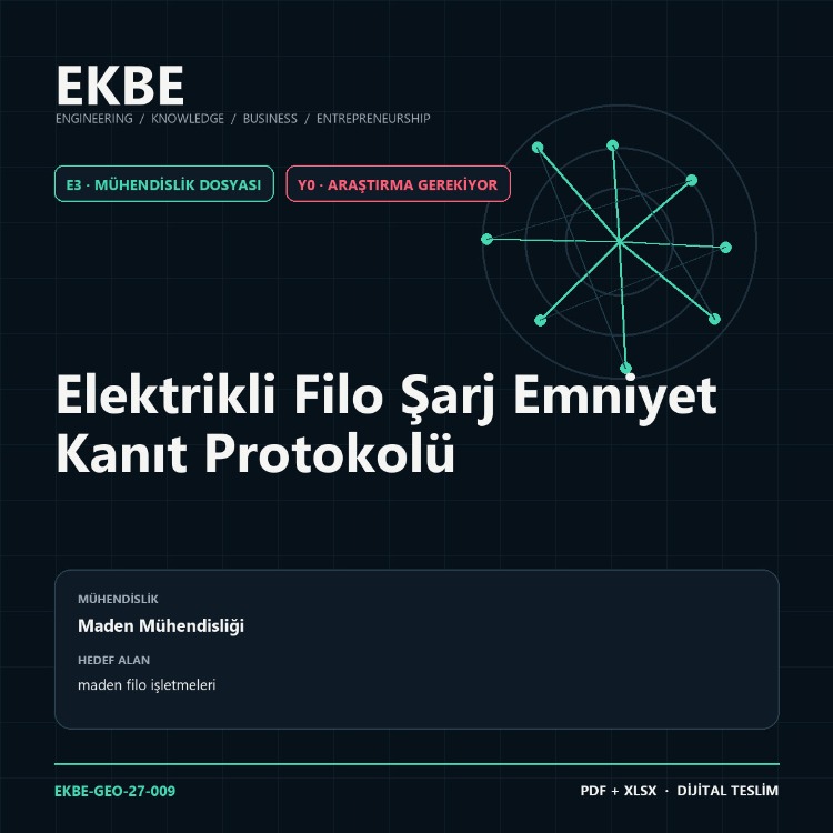 Elektrikli Filo Şarj Emniyet Kanıt Protokolü