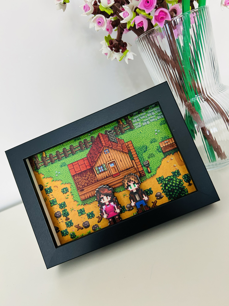 Stardew Valley Temalı Mini Figür Tablo
