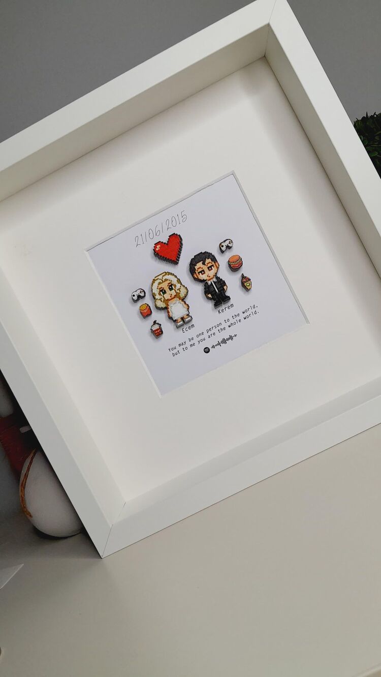 3 Boyutlu Mini Figür Tablo