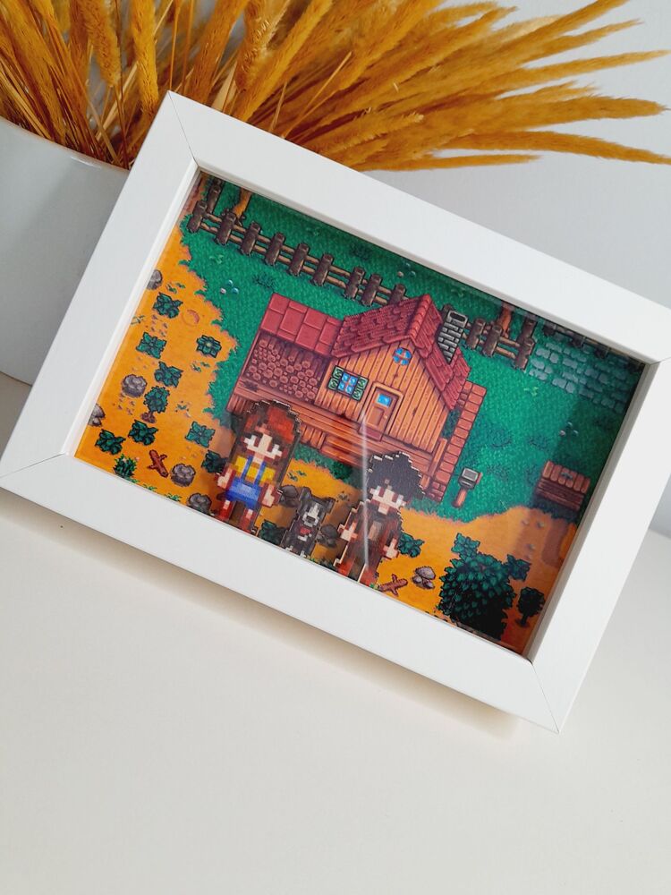 Stardew Valley Temalı Mini Figür Tablo