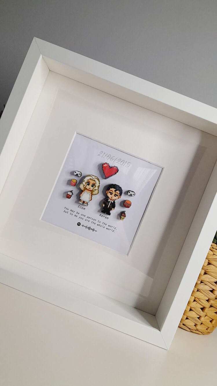 3 Boyutlu Mini Figür Tablo