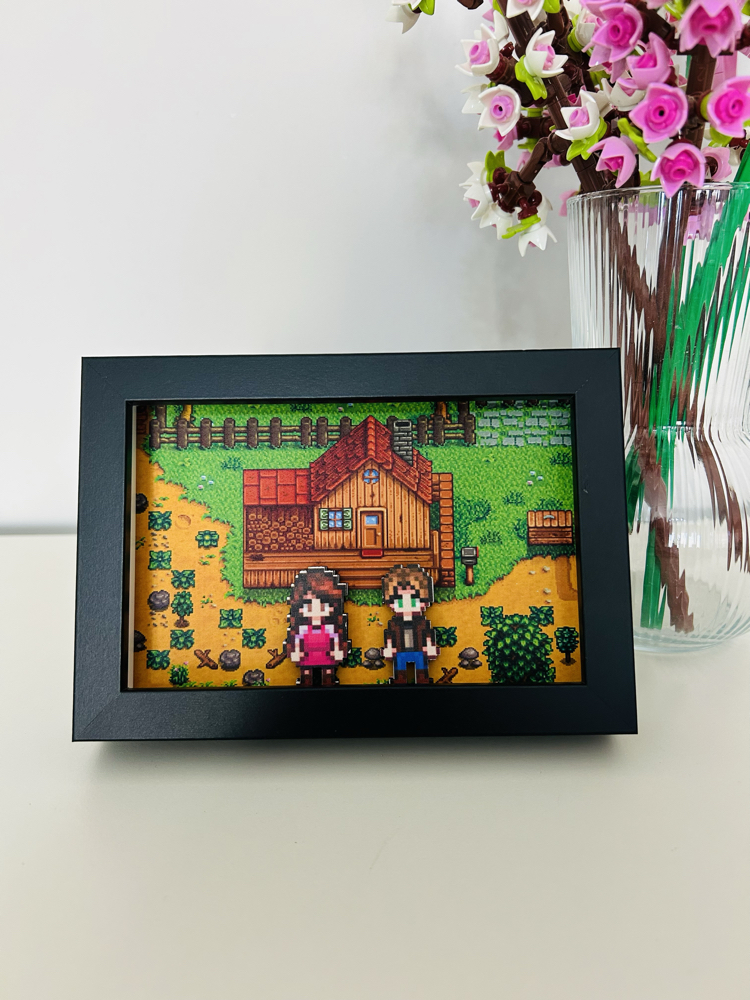 Stardew Valley Temalı Mini Figür Tablo