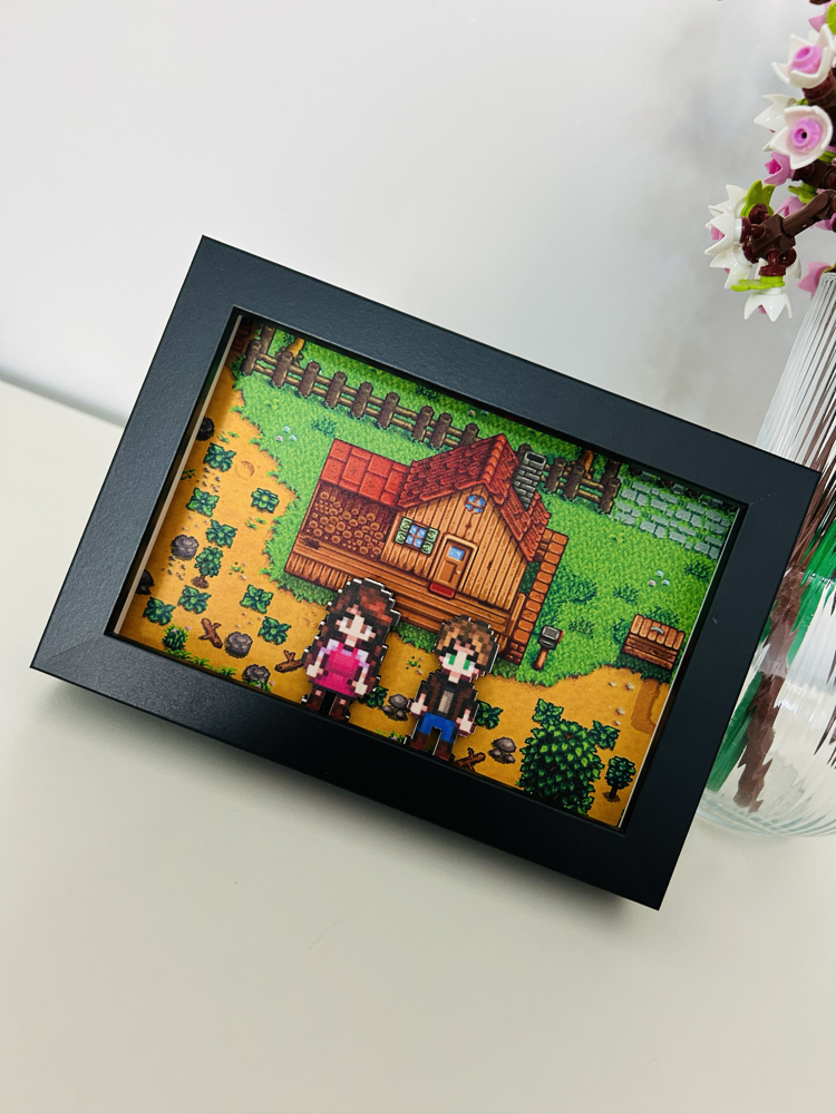 Stardew Valley Temalı Mini Figür Tablo